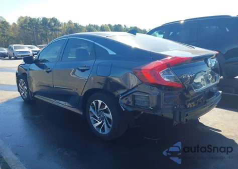 2018 Honda Civic Ex from USA, damaged, VIN 19XFC2F81JE002486